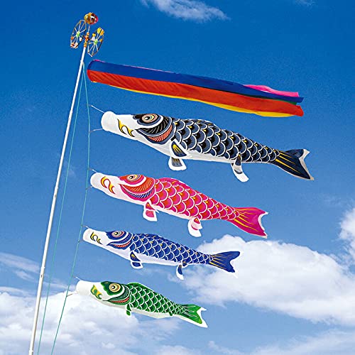 Amazon | こいのぼり 村上鯉 鯉のぼり 庭園用 3m 7点セット ナイロン